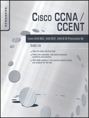 cover image of Cisco CCNA/CCENT Exam 640-802, 640-822, 640-816 Preparation Kit